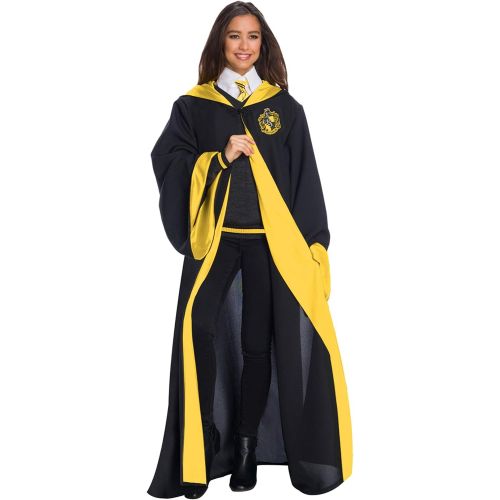  BirthdayExpress Adult Harry Potter Hufflepuff Student Costume (XL)