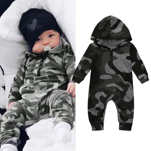  Charberry Cute Newborn Clothes Infant Baby Girl Boy Fox Print Warm Romper Jumpsuit