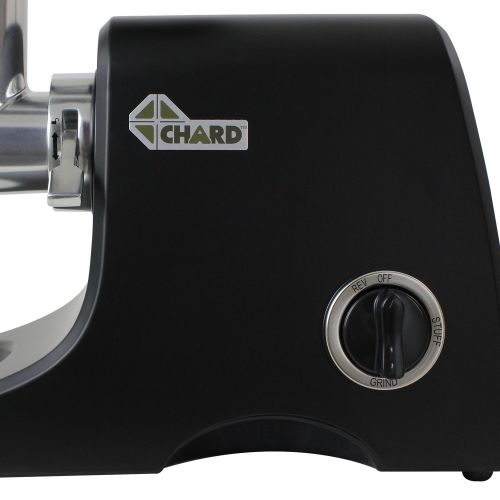  Chard FG1000B, 12 Heavy Duty Electric Food Grinder, Stainless Steel, Multicolor Black, 500 watts