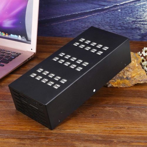  Smart Charger Super Speed 60 Port USB Hub USB Charging Station with USB 3.0 Data Built-in Power Supply for Phones Tablet