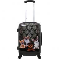 Chariot 20 Lightweight Spinner Carry-on Upright Suitcase Luggage-Doggies