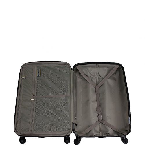  Chariot 20 Lightweight Spinner Carry-on Upright Suitcase-Stained Glass Cat