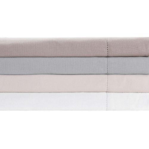  Charisma Luxe Cotton Linen Sheet Set, Grey