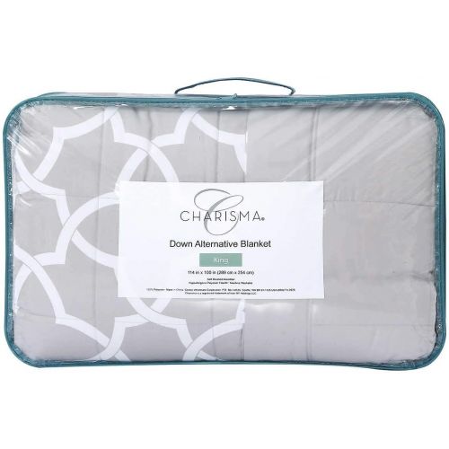  Charisma Bedding Charisma Down Alternative Blanket (Tan, King-114 in. x 100 in.)