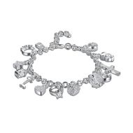 Charm Bracelet with Swarovski Elements by Jewelry Elements