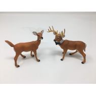Charming Collections Buck and Doe Wedding Cake Topper - Hunter Hunting Wedding Cake Topper - Country Western Wedding Cake Topper - Whitetail Buck and Doe (Whitetail)