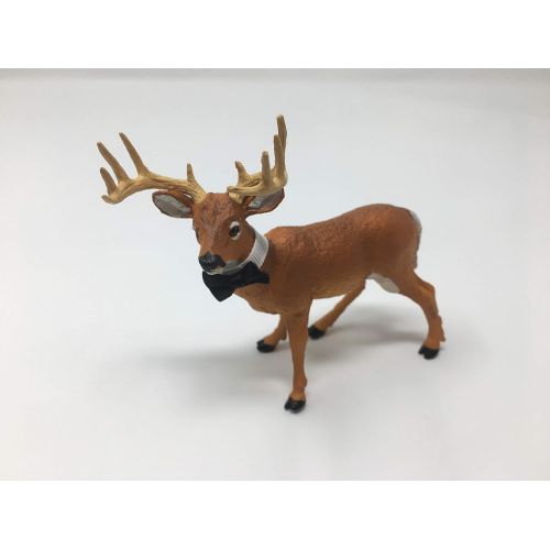  Charming Collections Buck and Doe Wedding Cake Topper - Hunter Hunting Wedding Cake Topper - Country Western Wedding Cake Topper - Whitetail Buck and Doe (Whitetail)