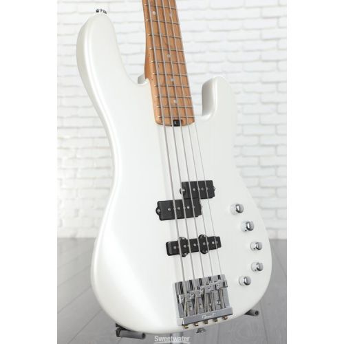  Charvel Pro-Mod San Dimas Bass PJ V - Platinum Pearl Demo