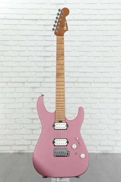  Charvel Pro-Mod DK24 HH 2PT Electric Guitar - Satin Burgundy Mist