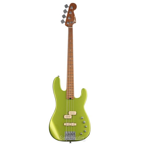  Charvel Pro-Mod San Dimas Bass PJ IV - Lime Green Metallic