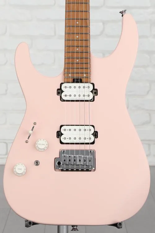 Charvel Pro-Mod DK24 HH 2PT Left-handed Electric Guitar - Satin Shell Pink