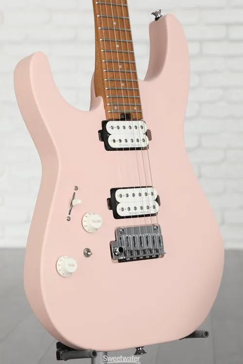 Charvel Pro-Mod DK24 HH 2PT Left-handed Electric Guitar - Satin Shell Pink
