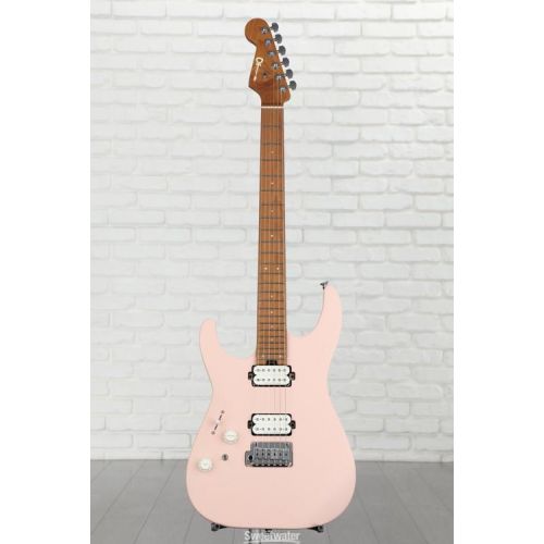  Charvel Pro-Mod DK24 HH 2PT Left-handed Electric Guitar - Satin Shell Pink