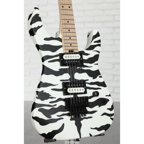  Charvel Satchel Signature Pro-Mod DK22 HH FR M Electric Guitar - White Tiger