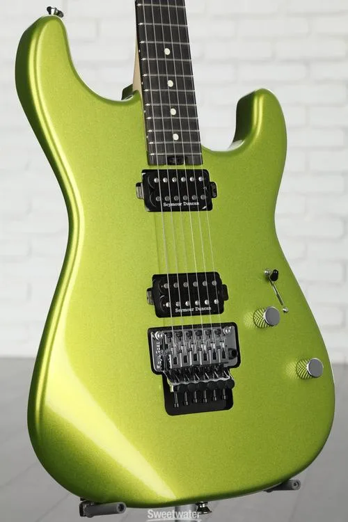  Charvel Pro-Mod San Dimas Style 1 HH FR EBY Electric Guitar - Lime Green Metallic