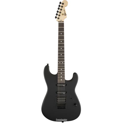  Charvel USA Select San Dimas Style 1 HSS HT Electric Guitar - Pitch Black