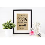 /Chathamplace New Home Housewarming Gift Our First Home Sign House Warming Gift Personalized Address Sign New House Gift New Homeowner Closing Gifts