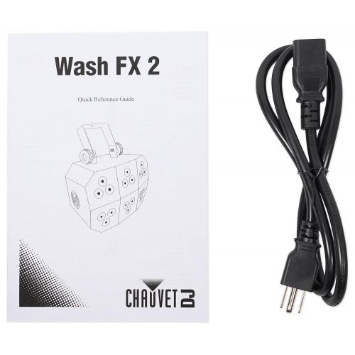  Chauvet DJ Wash FX 2 DMX RGB+UV Eye Candy Effect Dance Floor Light+Bag+Cable