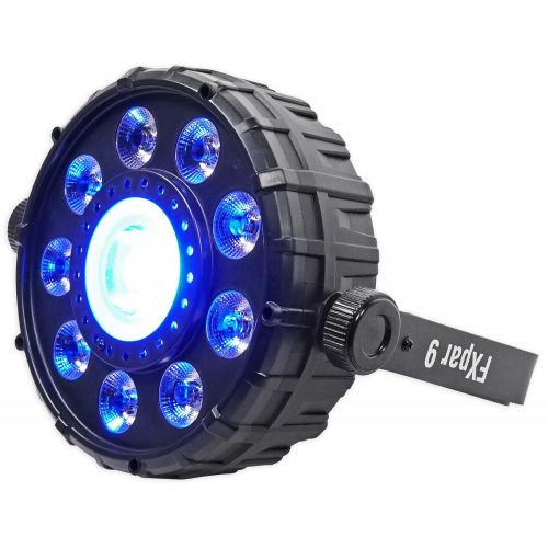  Chauvet DJ FX Par 9 DMX Multi-Effect LED, SMD RGB+UV Strobe Par Light + Remote