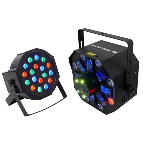  Chauvet DJ SWARM WASH FX 4 in 1 DMX LED Light FX wLasers,Strobes,UV+Wash Light