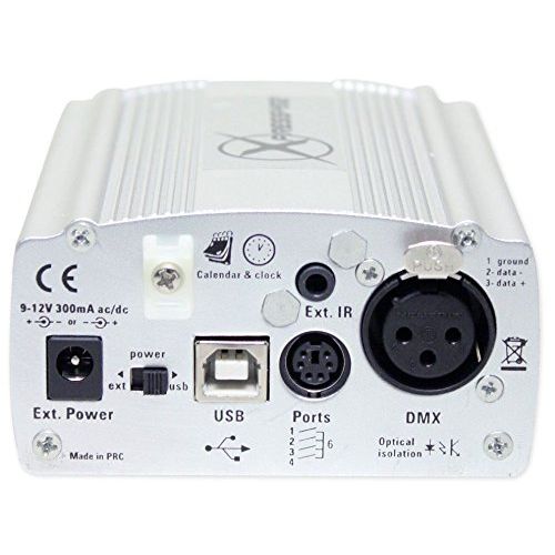  Chauvet DJ Xpress 512 Plus USB-Lighting Control Interface+Remote+Cables+Strobe