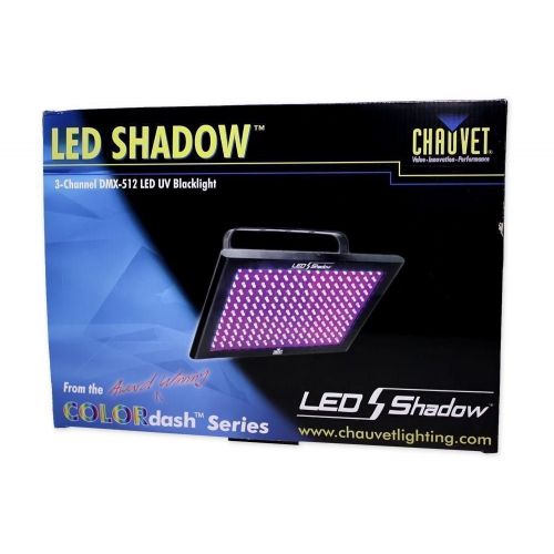  Chauvet DJ LED SHADOW  Club DMX 512 3 CH. Blacklight Panel LEDSHADOW + Strobe