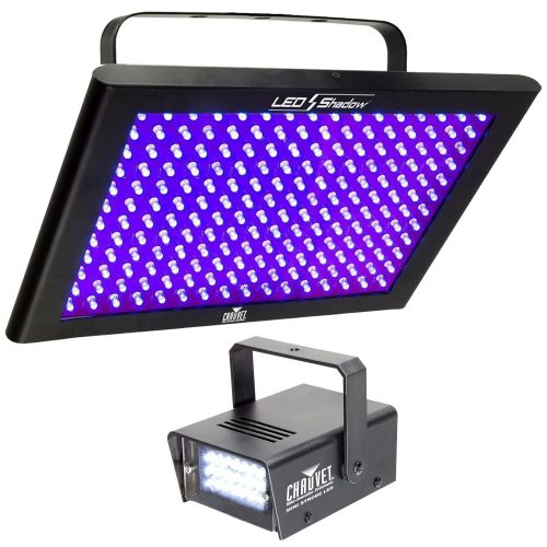  Chauvet DJ LED SHADOW  Club DMX 512 3 CH. Blacklight Panel LEDSHADOW + Strobe