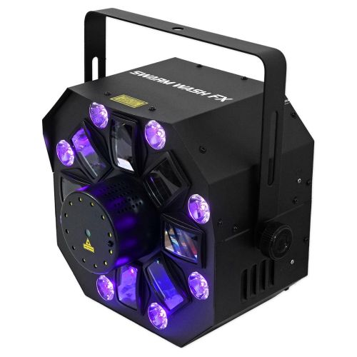  Chauvet DJ SWARM WASH FX DMX LED Light FX wLasers,Strobes,UV+Bag+Cable+Clamp