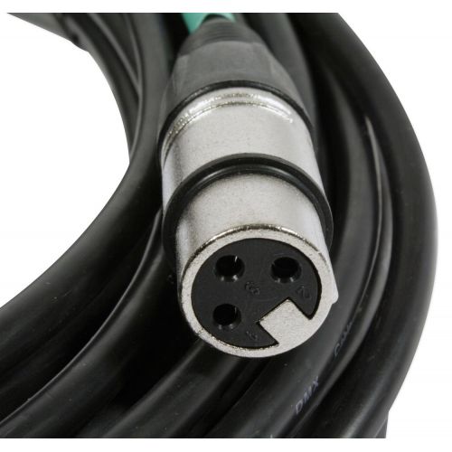  Chauvet (2) CHAUVET LIGHTING 50 FT 3 Pin Male to Female DMX Connector Cables - DMX3P50FT