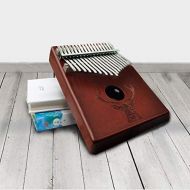 [아마존베스트]Cheme Kalimba Thumb Piano Instrument, 17 Keys, Tuning Hammer for Music Lovers Beginners, with Music Book, Thumb Protection, Tuning Hammer.