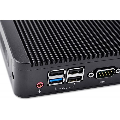  Cheapest Barebones fanless Mini pc with Quad Core J1900 Baytrail cpu Qotom-Q190n