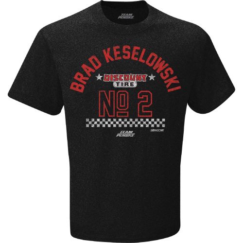  Checkered Flag Sports Checkered Flag NASCAR Joey Logano #22 1 Spot Victory T-Shirt