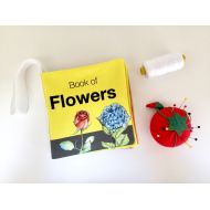 CheekyRascal Toddler busy book of flowers teaches numbers and colours