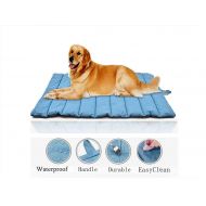 Cheerhunting Outdoor Dog Bed Portable Travel Dog Bed Extra Large Dog Mat Cat Mat Orange Oversize Waterproof Dog Mat Pet Mat