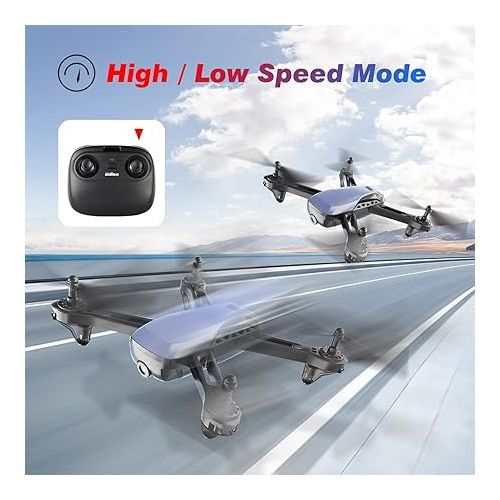  Cheerwing U89S Drone with Camera for Kids and Adults, 1080P HD FPV Drone 15 Mins Flight Time with One Key Take Off, Altitude Hold