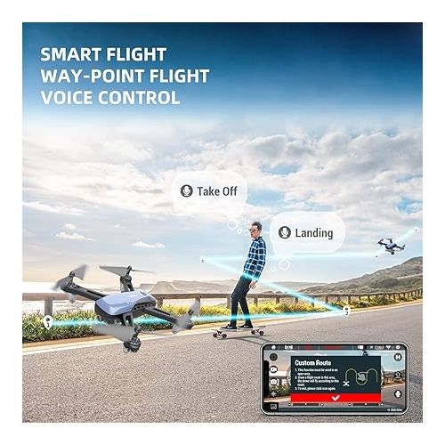  Cheerwing U89S Drone with Camera for Kids and Adults, 1080P HD FPV Drone 15 Mins Flight Time with One Key Take Off, Altitude Hold
