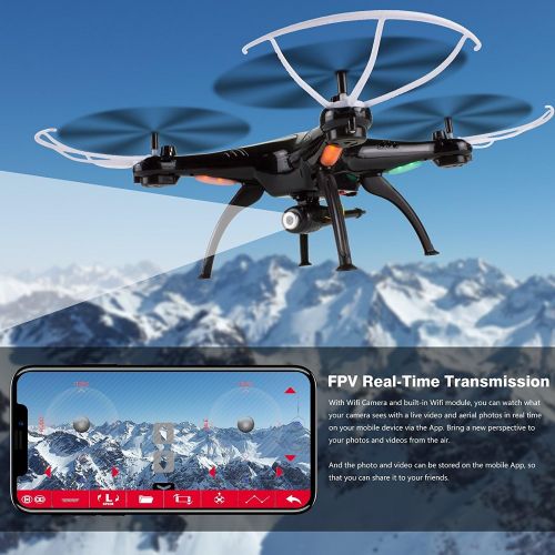  [아마존 핫딜] [아마존핫딜]Cheerwing Syma X5SW-V3 WiFi FPV Drone 2.4Ghz Quadcopter RC Drone with Camera for Kids and Beginners