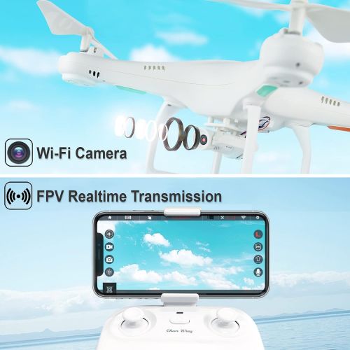  Cheerwing CW4 RC Drone with 720P HD Camera for Kids and Adults RC Quadcopter with Auto Hovering