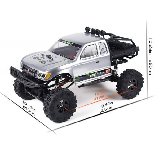  Cheerwing 1:10 Scale Rock Crawler 4WD Off-Road Remote Control Truck Large Hobby RC Car for Adults