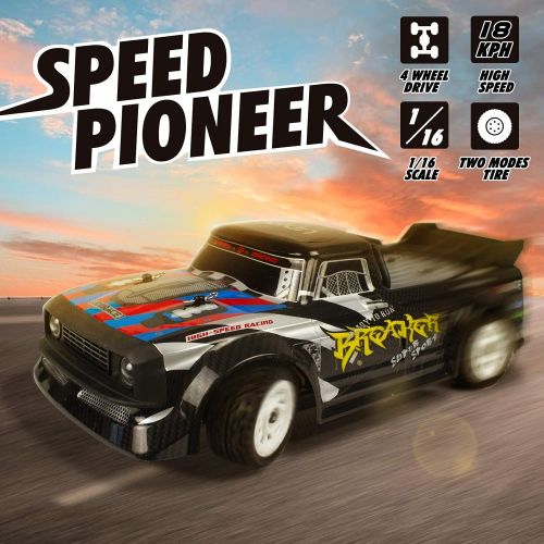  Cheerwing 1:16 2.4Ghz 4WD 30KM/H High Speed RC Car Remote Control Drift Car Truck for Kids and Adults