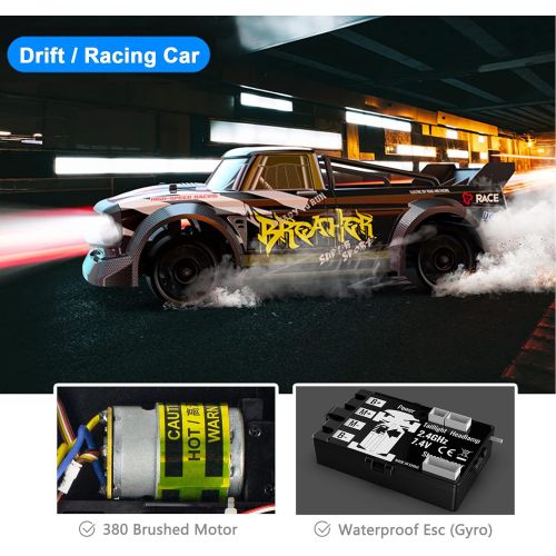  Cheerwing 1:16 2.4Ghz 4WD 30KM/H High Speed RC Car Remote Control Drift Car Truck for Kids and Adults