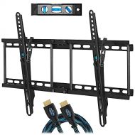 Cheetah APTMM2B TV Wall Mount for 20-80 TVs (some up to 90”) up to VESA 600 and 165lbs, and fits 16” and 24” Wall Studs, and includes a Tilt TV Bracket, a 10 Twisted Veins HDMI Cab