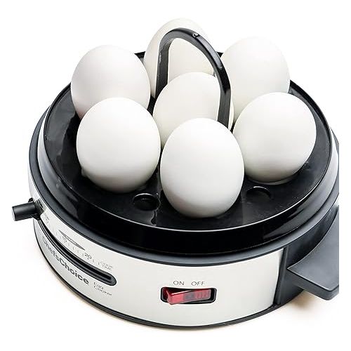  Chef'sChoice 810 Gourmet 7-Egg Cooker with Electronic Timer, Audible Signal & Nonstick Stainless Steel Design