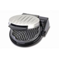 /Chef’sChoice 830-SE WafflePro Taste and Texture Traditional Five-of-Hearts Nonstick Waffle Maker Easy to Clean Instant Temperature Recovery, 5-Slice, Silver