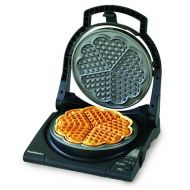 Chef’sChoice 840 WafflePro TasteTexture Select Waffle Maker Traditional Five of Hearts Easy to Clean Nonstick Plates Temperature Recovery with 6-Setting Color Control Dial, 5-Slic