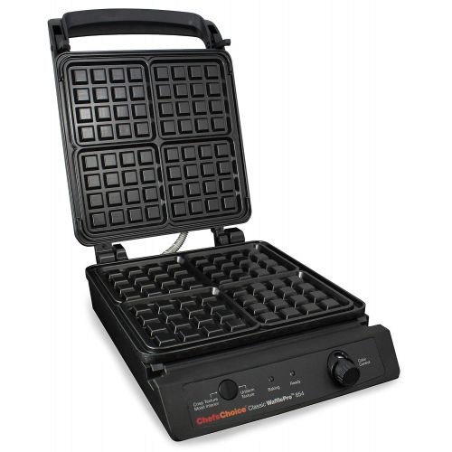  Chef’sChoice 854 Classic WafflePro Nonstick Waffle Maker Features Taste and Texture Select Option with Temperature Control Make Delicious Waffles for Breakfast Lunch or Dinner, 4-S