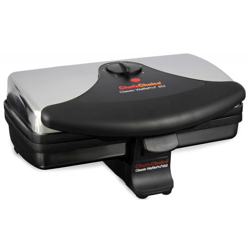  Chef’sChoice ChefsChoice 852 Classic WafflePro Nonstick Waffle Maker Features Adjustable Baking Control and Instant Temperature Recovery for Delicious Waffles and Includes Built-in Cord Storage