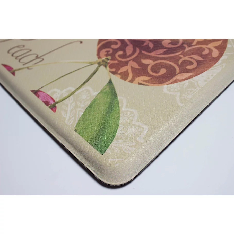  Chef Gear Elegant Fruit Gelness Anti-Fatigue Kitchen Mat