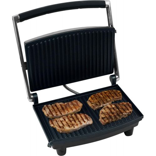  [아마존베스트]Chef Buddy 80-1840 Panini Press Grill and Gourmet Sandwich Maker for Healthy Cooking by