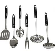 Chef Craft Heavy Duty Kitchen Tool and Utensil, 6 Piece Set, Stainless Steel